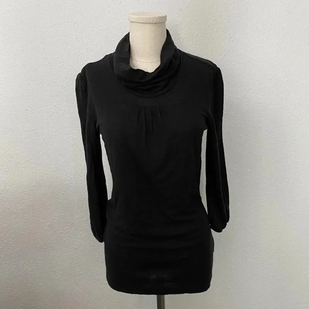 Mexx Black Cowl Neck Sweater Size XS